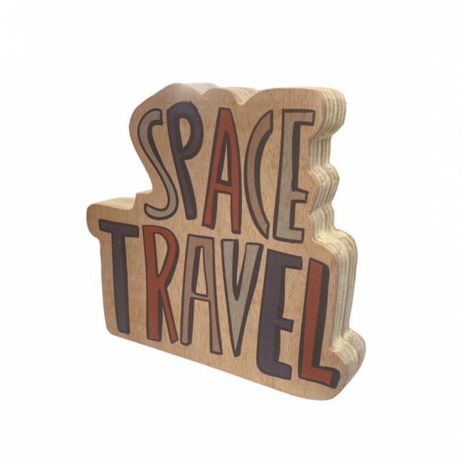 PLACA SPACE TRAVEL