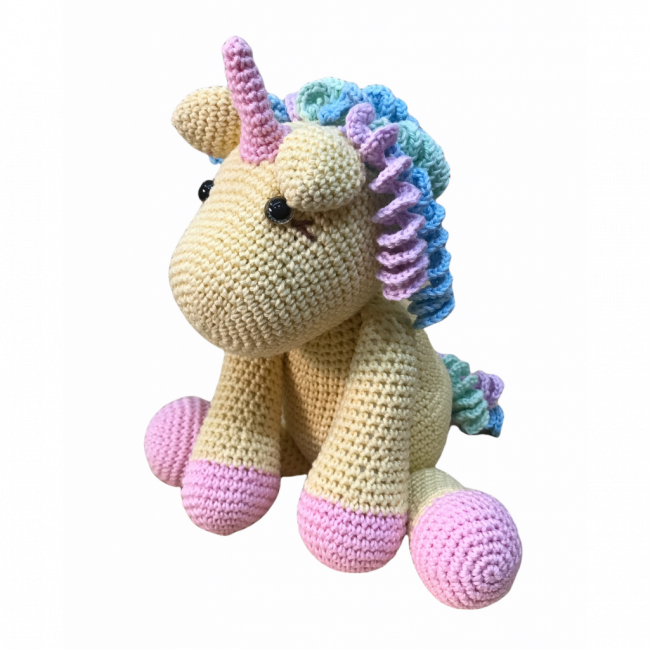 UNICÓRNIO AMIGURUMI