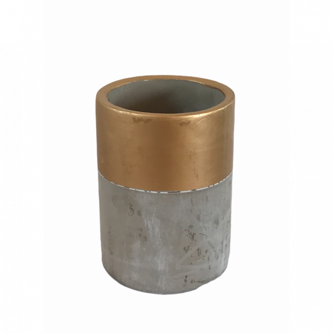 VASO CONCRETO GOLD P