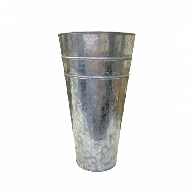 VASO METAL ALTO RISCADO - P