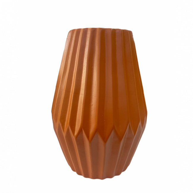 VASO ORIGAMI TERRACOTA - ALTO