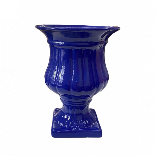 VASO ROMANO P - AZUL