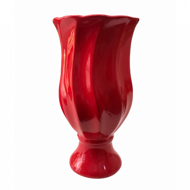 VASO TWIST VERMELHO