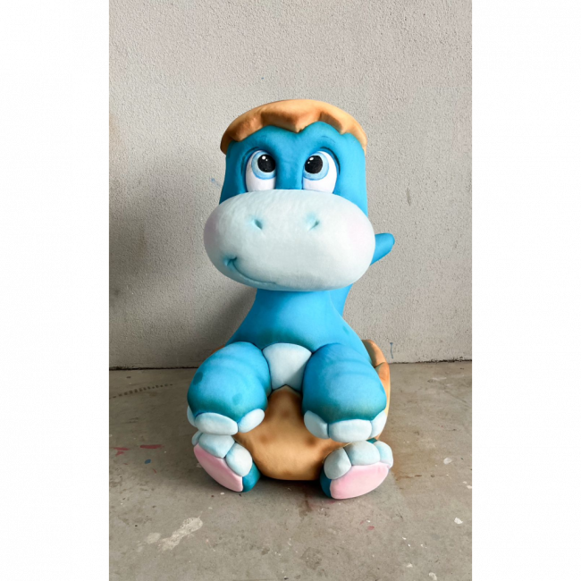 Dino baby azul cenográfico