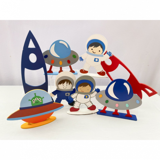 Personagens astronauta mdf