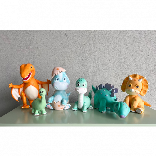 Personagens Dino baby biscuit