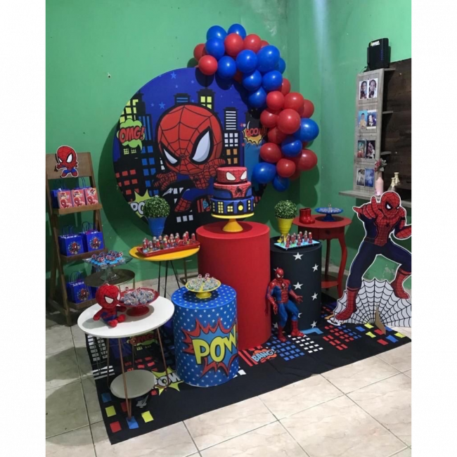 Kit Pegue e Monte Homem Aranha sem balões