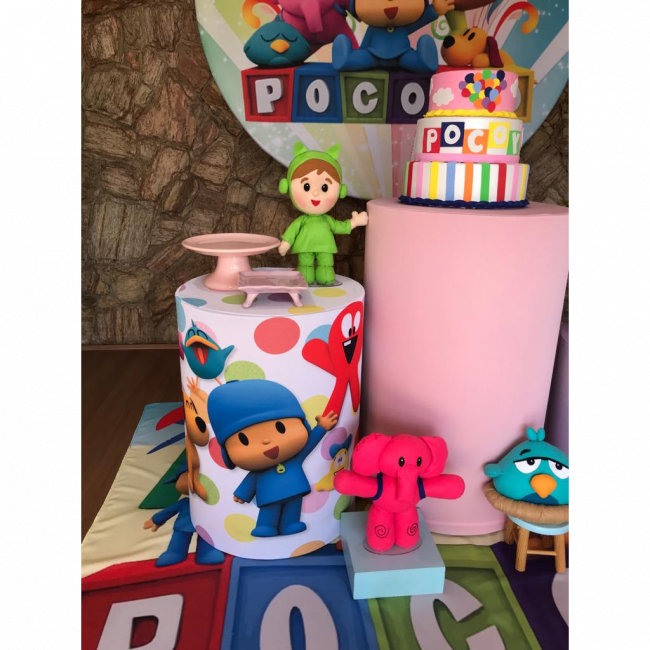 Kit pegue e monte Pocoyo Rosa