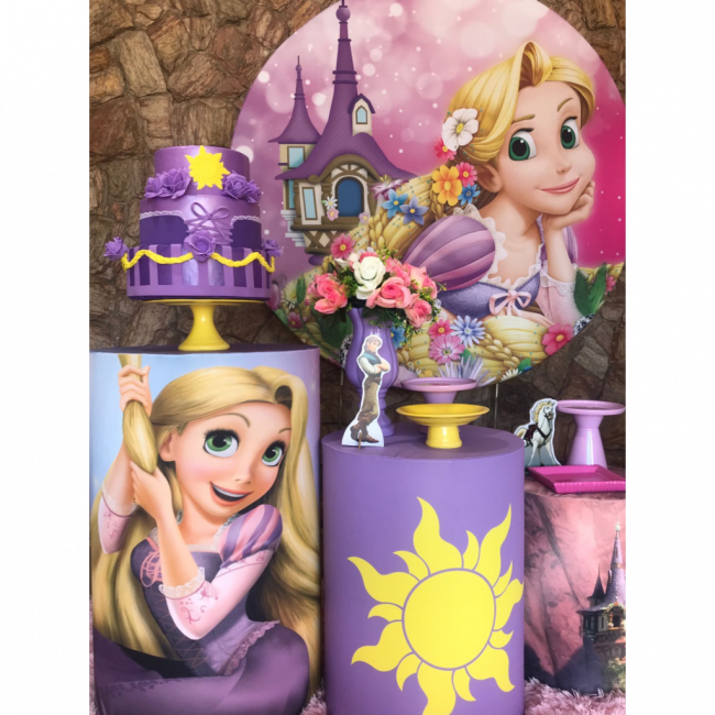 Kit pegue e monte Rapunzel