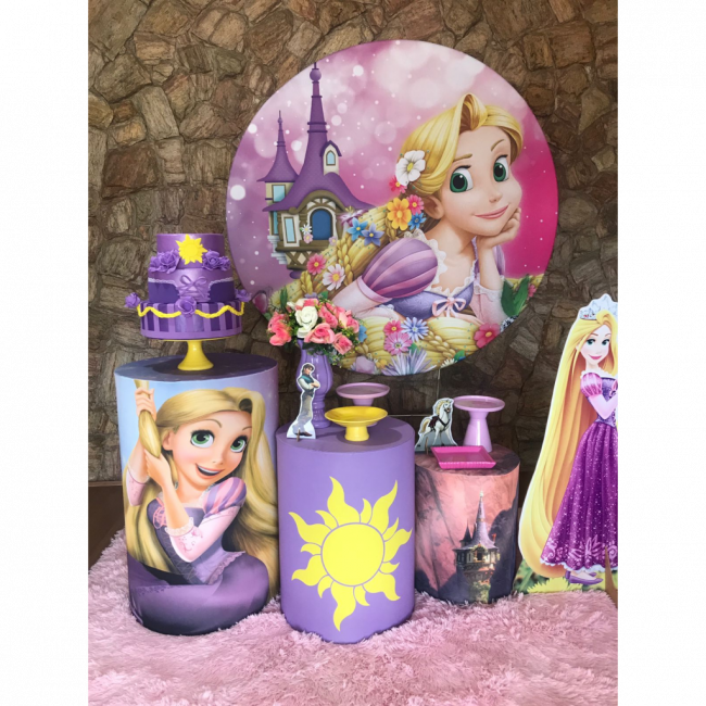 Kit pegue e monte Rapunzel