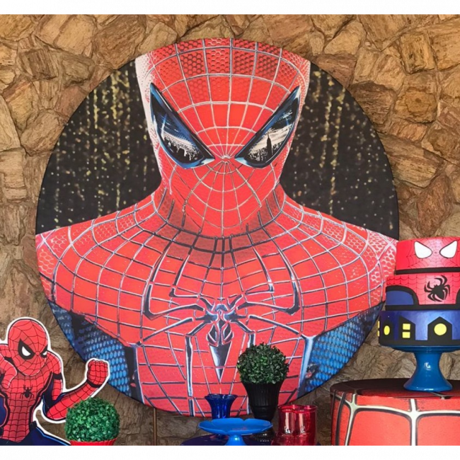 Painel de tecido Homem Aranha III