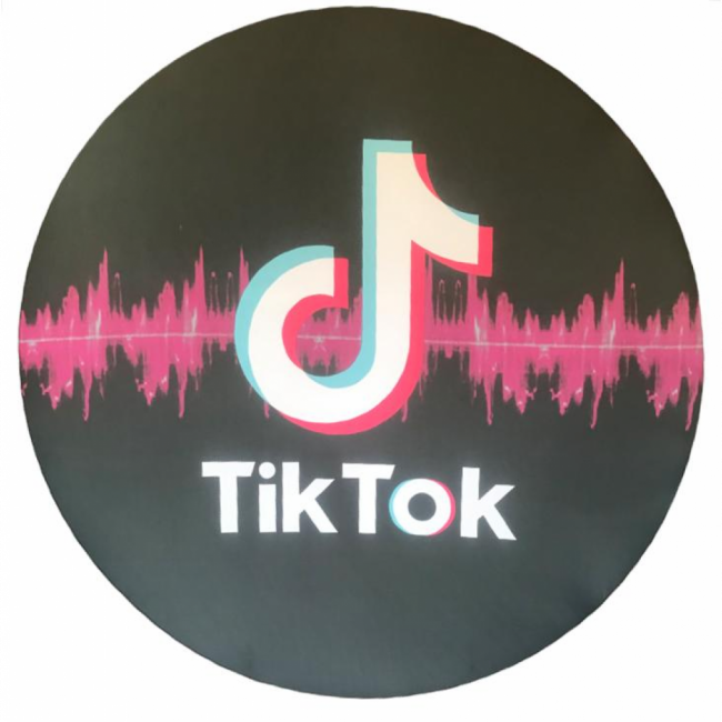 Painel de tecido Tik Tok