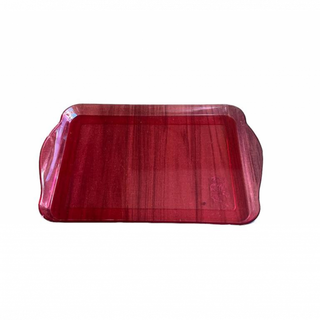 Porta doce acrilico vermelho