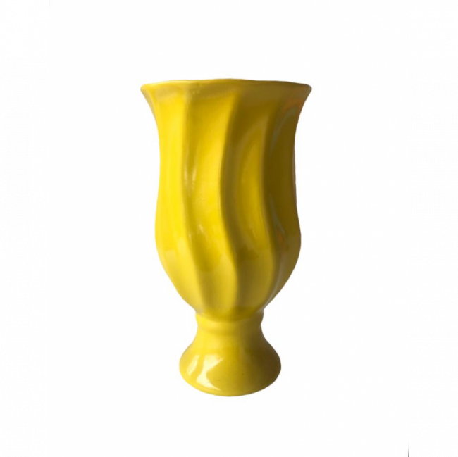 Vaso Torcido Amarelo