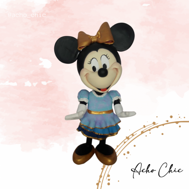 Minnie Azul - Disney 50 anos