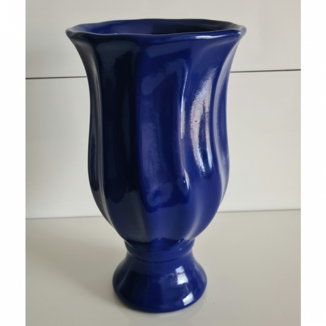 Jarro Azul Marinho de Porcelana