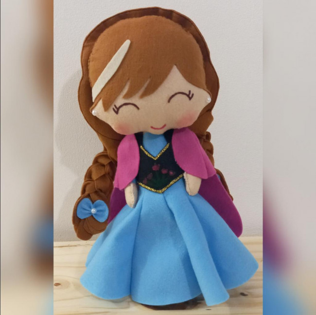 Feltro Frozen Anna