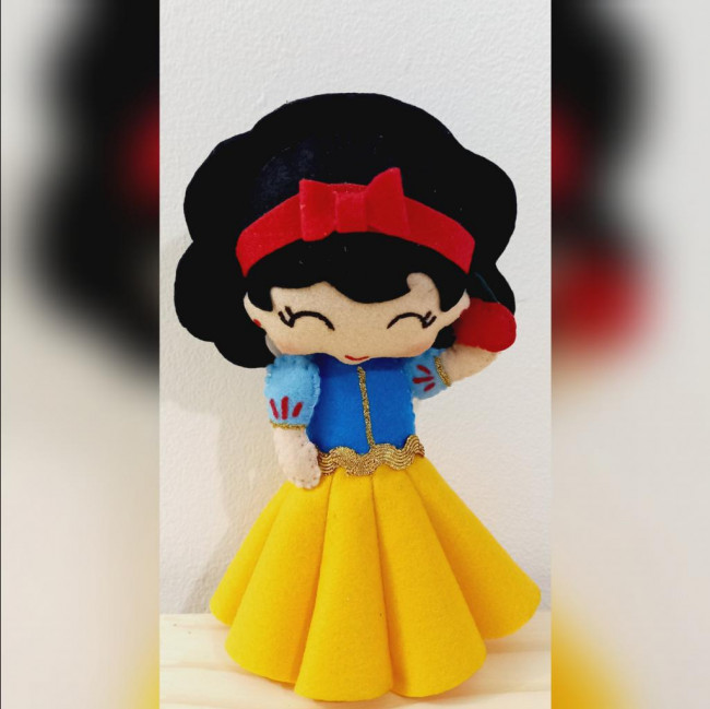 Feltro Princesa Branca de Neve