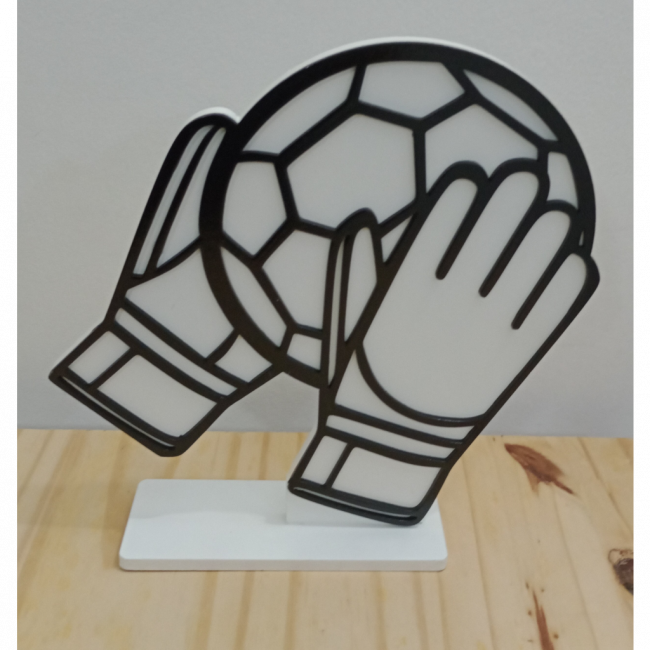 Temática Futebol - Display MDF Luva Goleiro