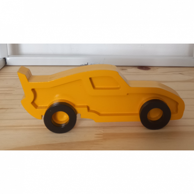 Temático Carros- Carros hotwells amarelo MDF