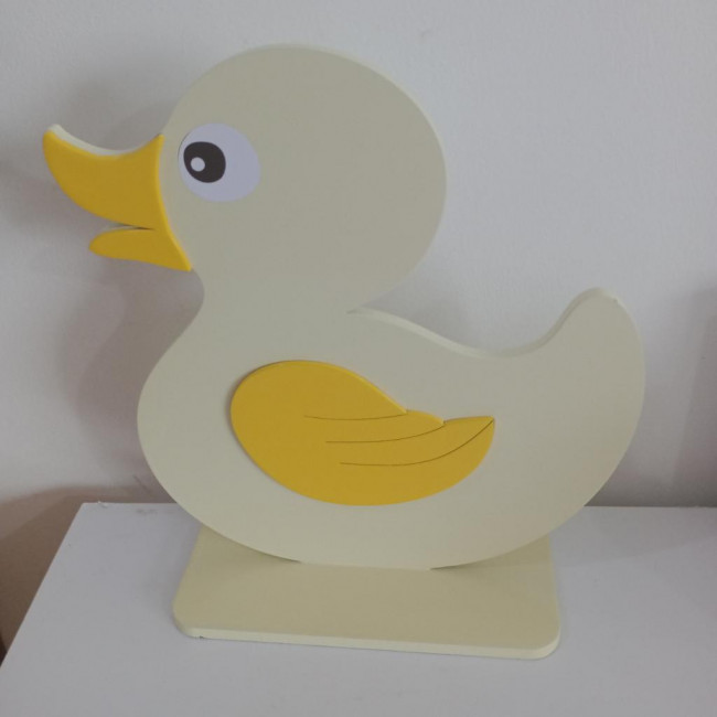 Temático Fazendinha - Pato Display em MDF Display em 3D