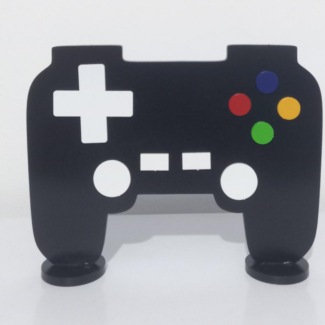 Temático Games- Controle Joystick em MDF