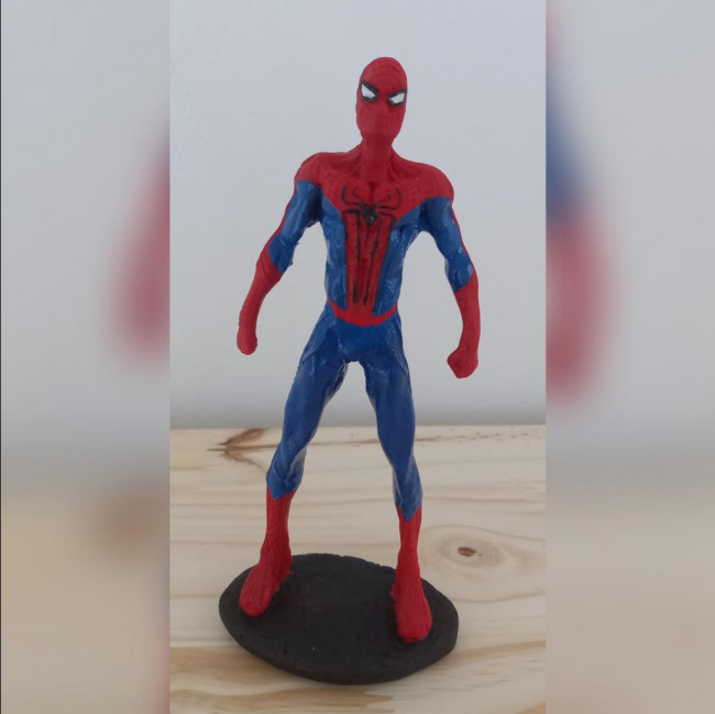 Temático Heróis-Homem aranha em resina