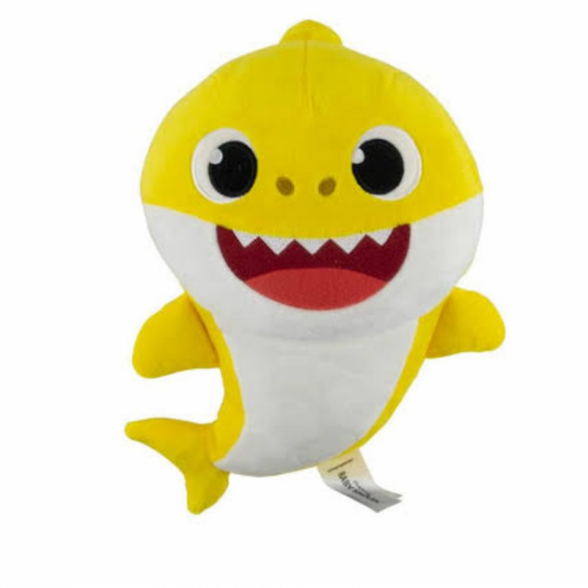 BABAY SHARK DE PELUCIA AMARELO