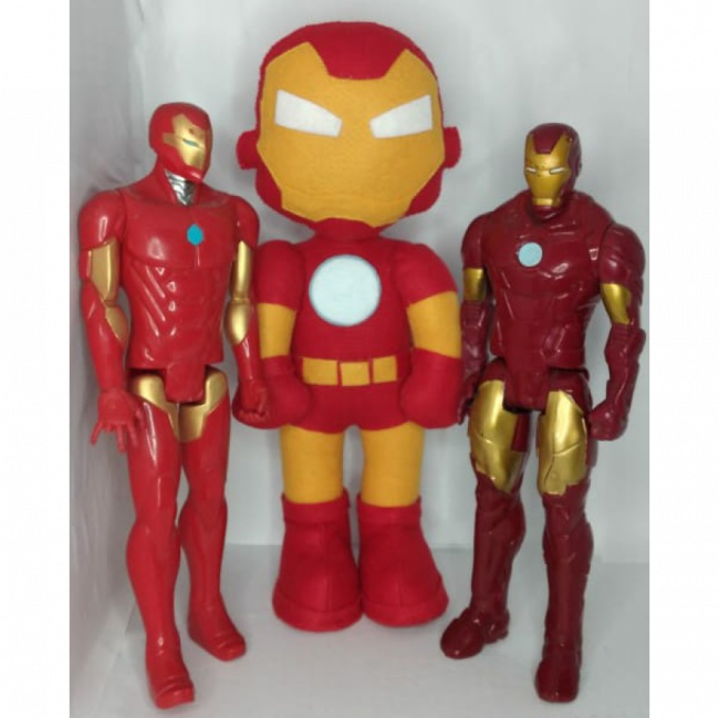 BONECO ARTICULADO DE PLASTICO HOMEM DE FERRO VINGADORES