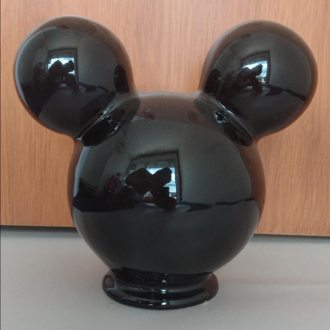 CABEÇA PRETA MICKEY DE LOUÇA G