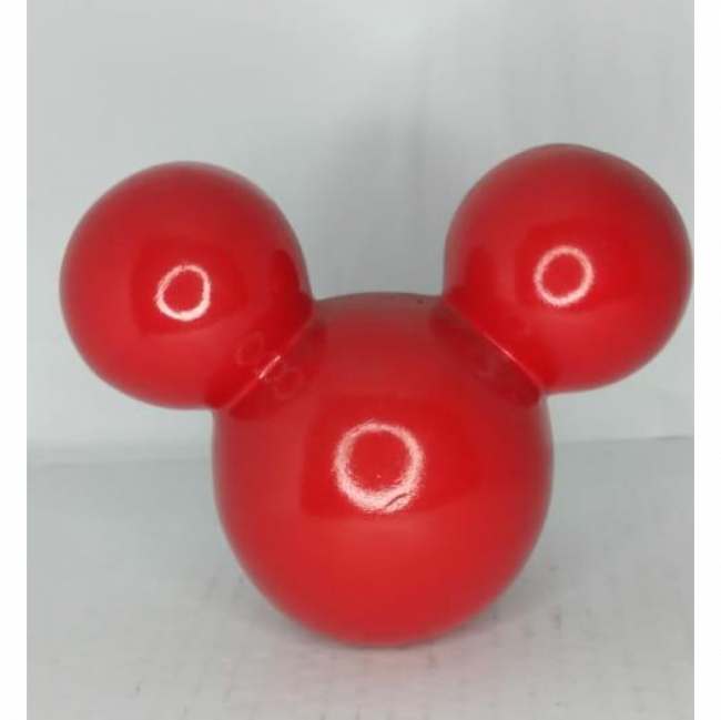 CABEÇA VERMELHA MICKEY DE LOUÇA P