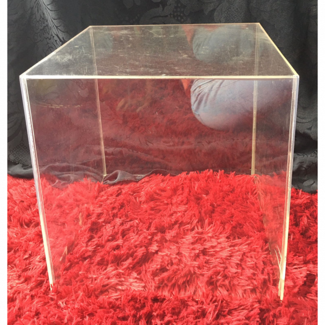 CUBO ACRILICO TRANSPARENTE 40x40