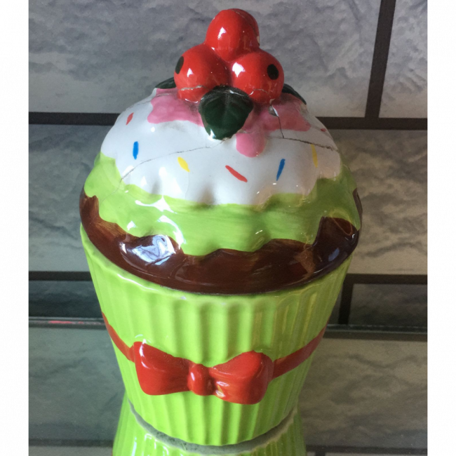 CUPCAKE DECORATIVO DE LOUÇA