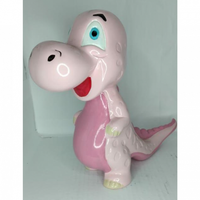 DINOSSAURO BABY ROSA DE LOUÇA