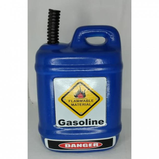 GALÃO DE GASOLINA AZUL CARRO DE LOUÇA