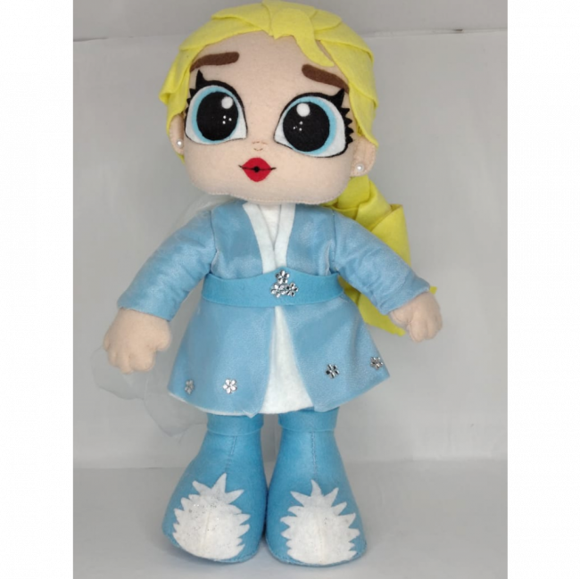 PERSONAGEM DE FELTRO ELSA FROZEN