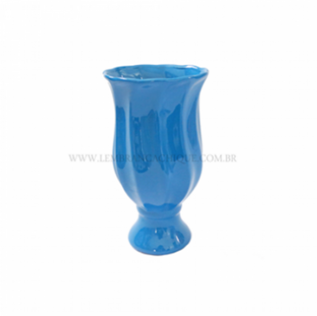 VASO PETALA AZUL BIC G (FIBRA)