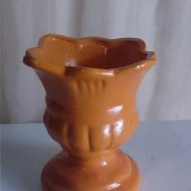 VASO FLOR PARA PIRULITO LARANJA P (GESO)