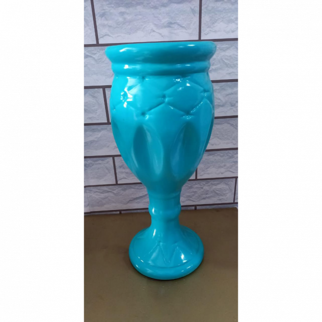 VASO AZUL TIFFANY EM LOUÇA