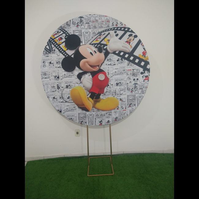 Painel redondo - Mickey Mouse