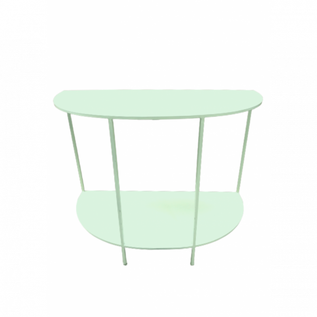 MESA MEIA LUA VERDE CANDY 1,20X0,90