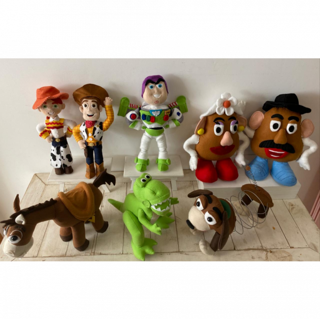 KIT PERSONAGENS - TOY STORY (8 PERSONAGENS) FELTRO