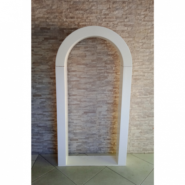 Painel romano portal 3d branco P 1,80x90