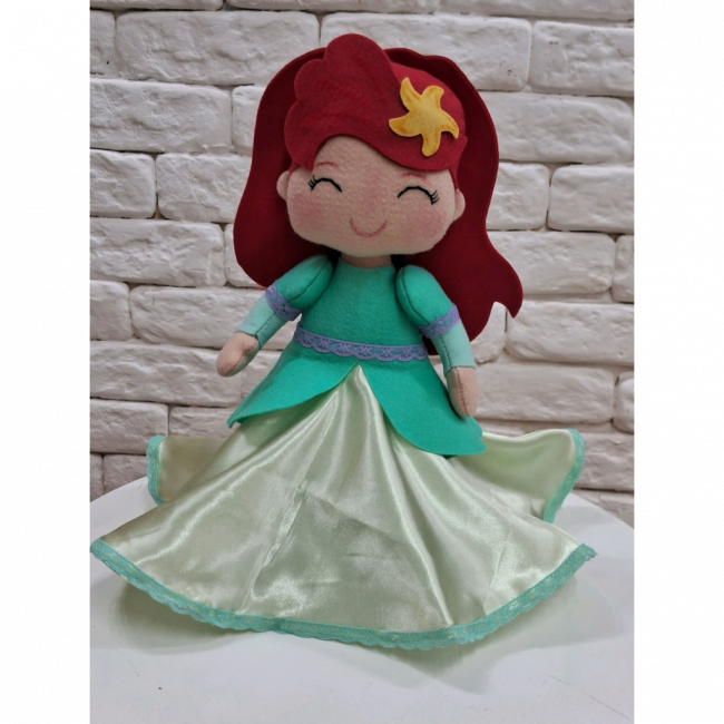 PRINCESA ARIEL FELTRO (princesas) 32cm