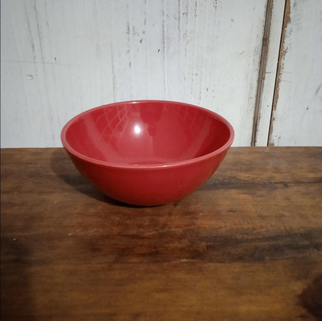 BOWL DE CERAMICA VERMELHO