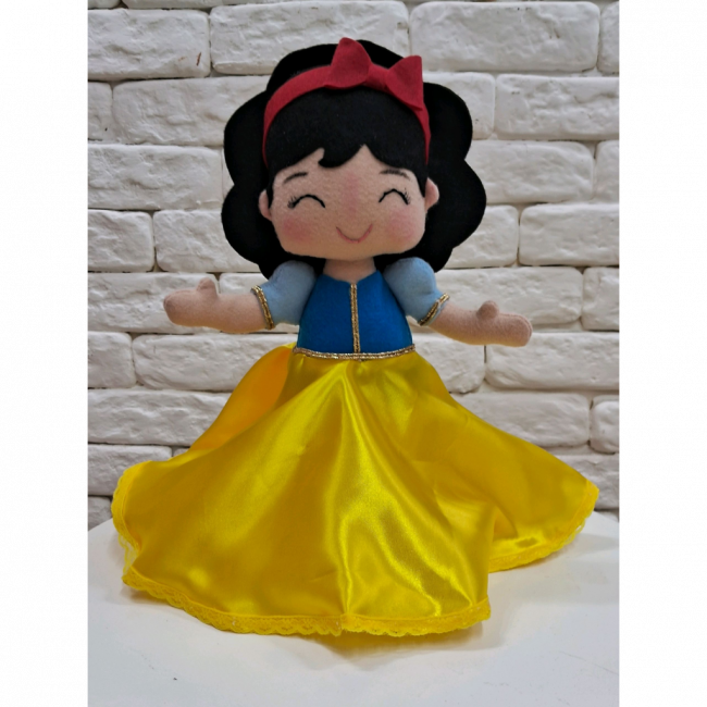 PRINCESA BRANCA DE NEVE  (feltro) 32cm