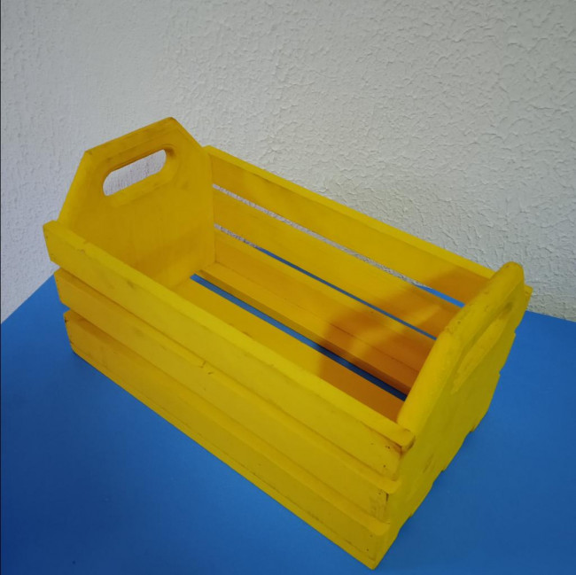 CAIXOTE P AMARELO 19x35x20