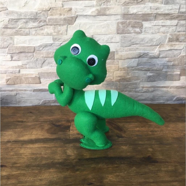 DINO BABY FELTRO VERDE