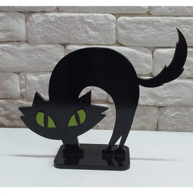 Gato Halloween MDF