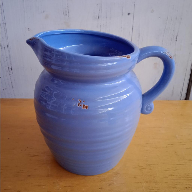 VASO JARRA AZUL COM ALÇA